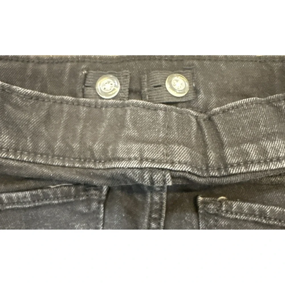 Old Navy Girls Bootcut Jeans Built-In Tough Black Dark Wash Size S 6-7